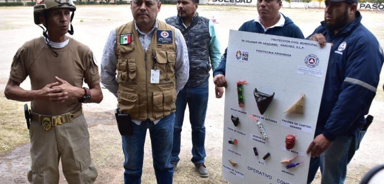 Anuncian estricta supervisión en venta de cohetes y pirotecnia para lograr saldo blanco por celebraciones de fin de año