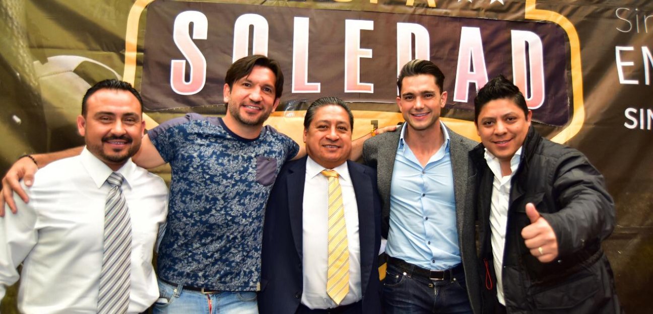 Propone alcalde GHV la creación de centro de formación de fútbol en Soledad