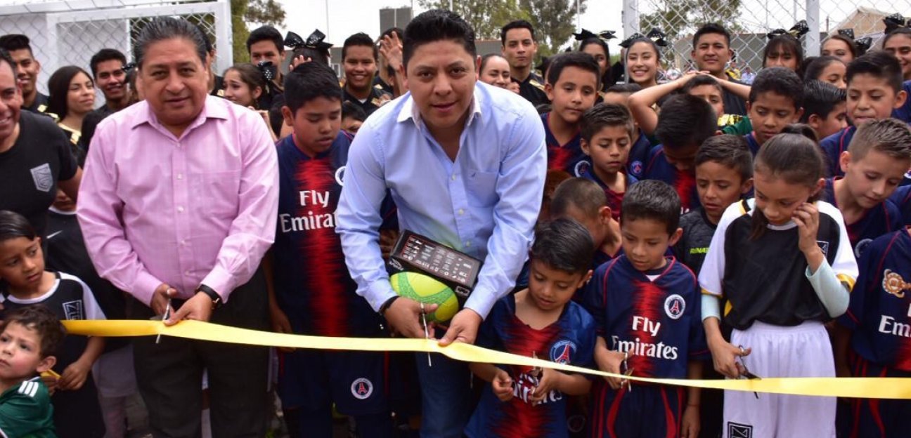 Arranca mega proyecto de construcción de canchas deportivas en Soledad de Graciano Sánchez