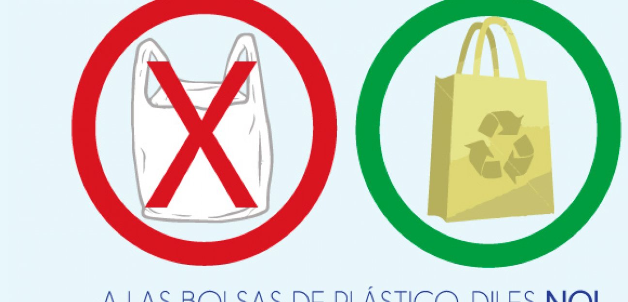 Ecología emprende campaña de concientización en uso de bolsas de plástico entre comerciantes.