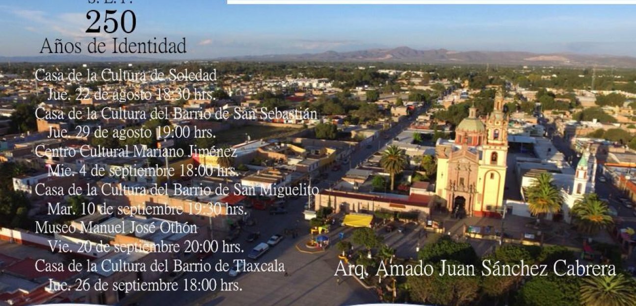 Impulsan identidad soledense, conferencias culturales en zona metropolitana continúan