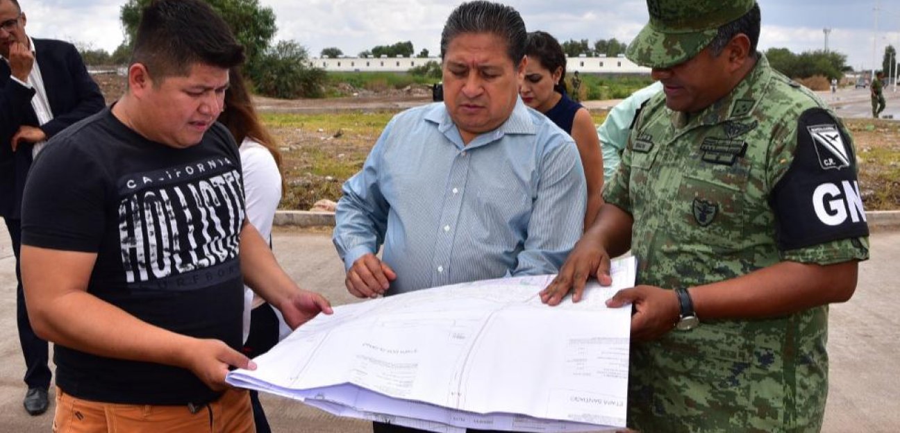 Ayuntamiento de Soledad dona terreno para la instalación de un cuartel militar de la Guardia Nacional 