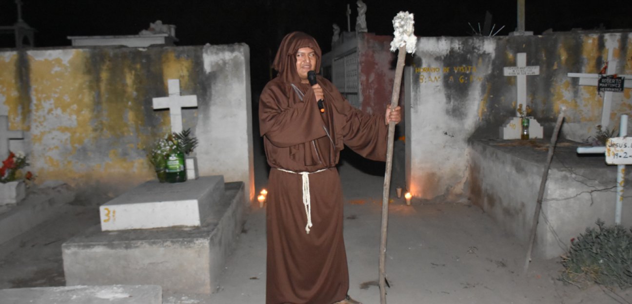 Invitan a recorridos y escenificación de leyendas en panteón de Soledad