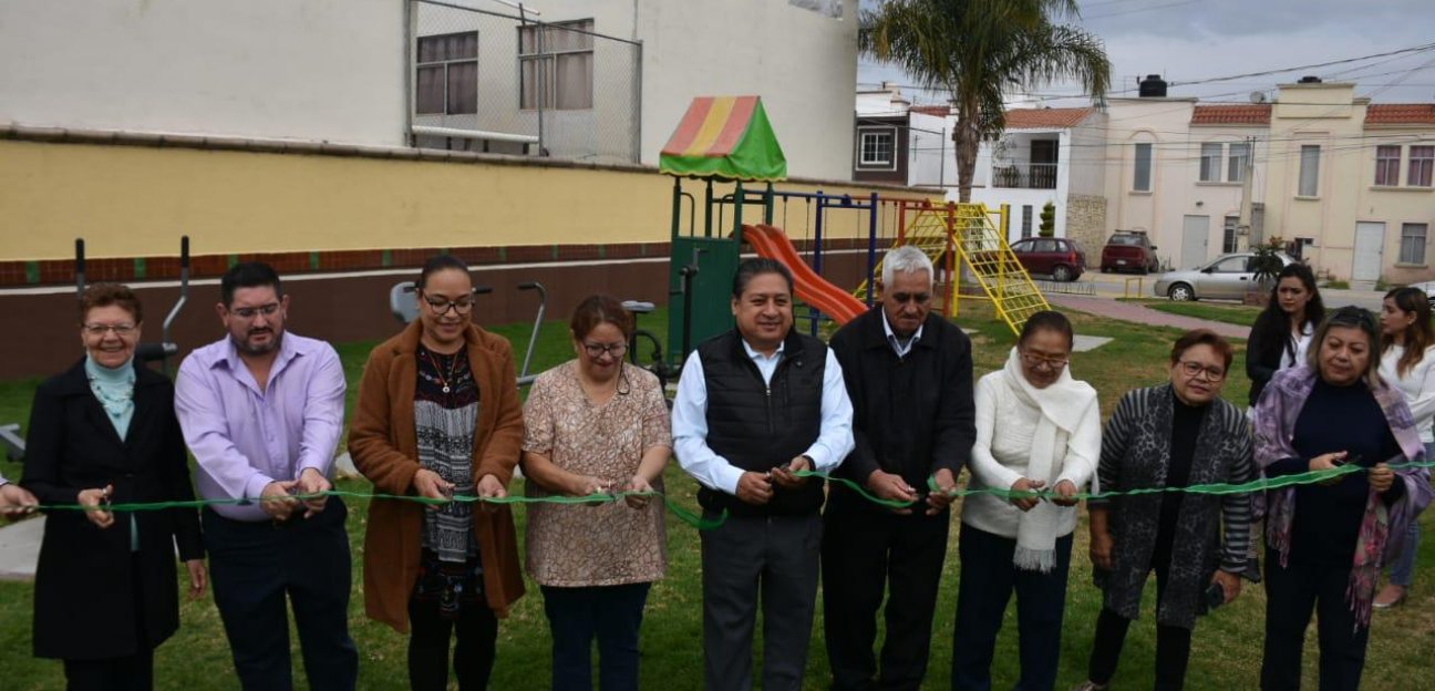 Entregan zona recreativa en Quintas de la Hacienda III