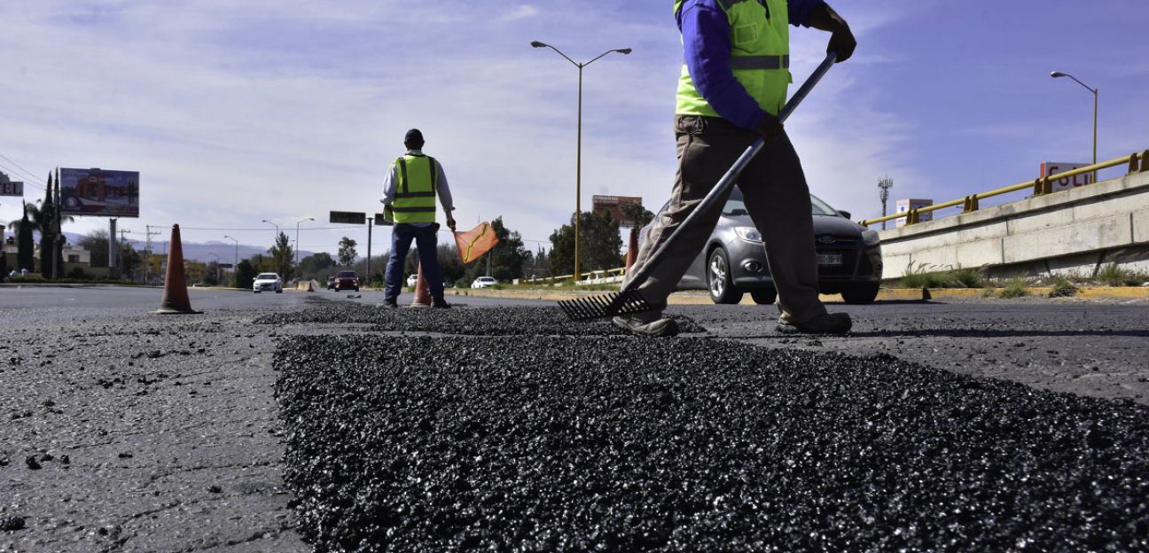 Firmes acciones de bacheo en Soledad