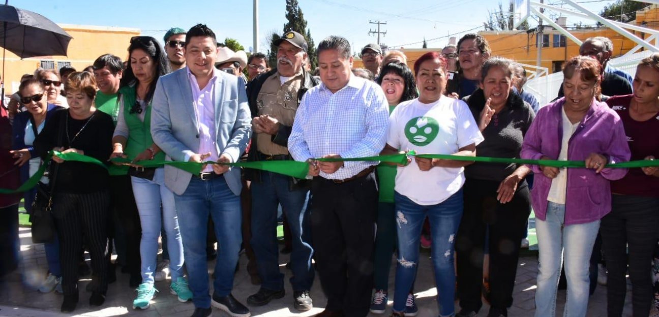 Ayuntamiento de Soledad entrega la rehabilitación de Unidad Deportiva en la Colonia San Antonio 