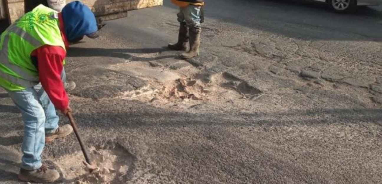 Programa de Bacheo permanente en Soledad 