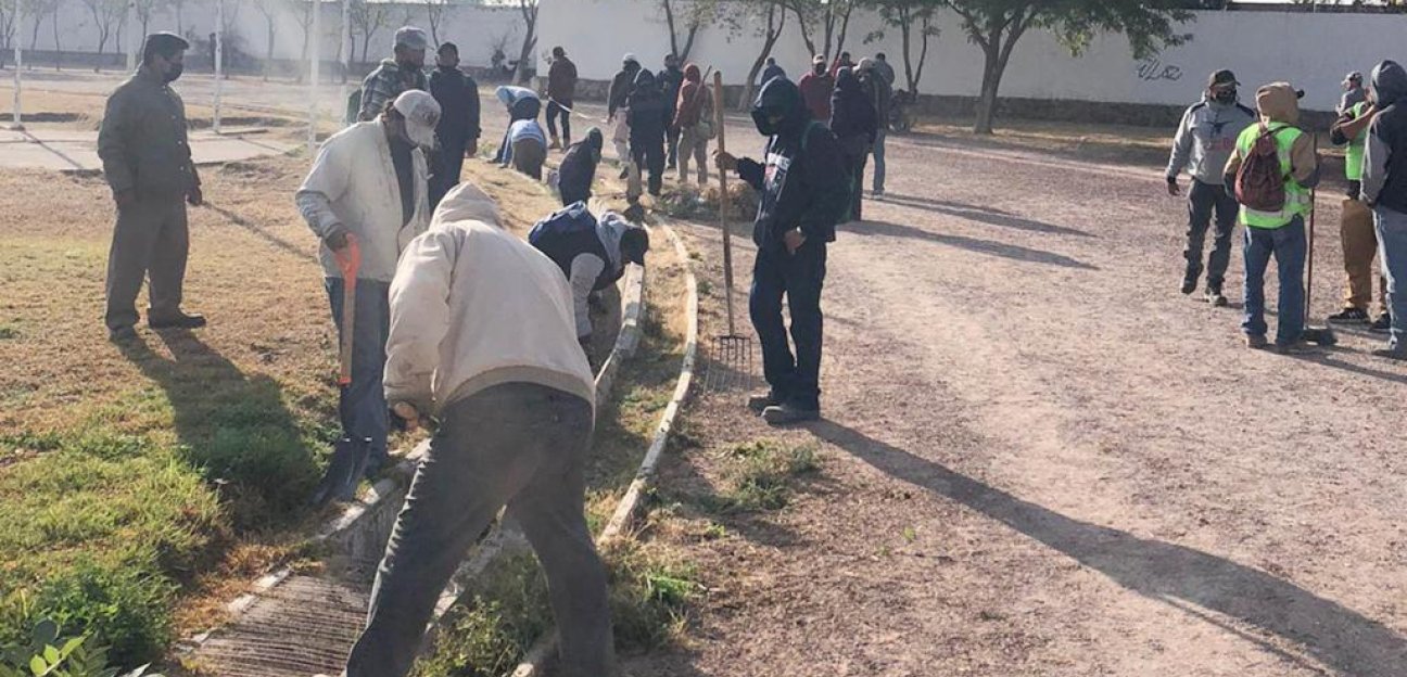 Rehabilitan unidad deportiva 21 de Marzo para beneficio de todos