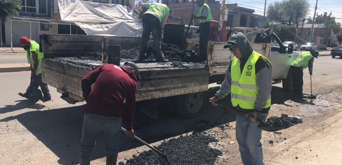 Programa de bacheo no se detiene y sigue atendiendo las denuncias ciudadanas de las y los soledenses