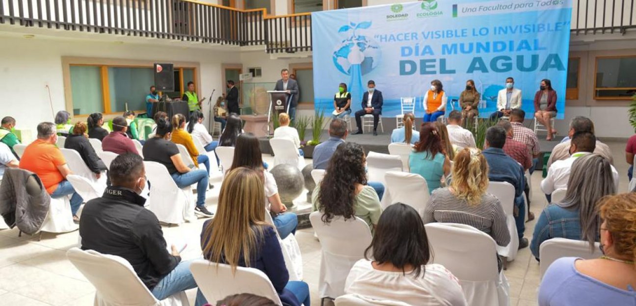 Alcaldesa de Soledad conmemora Día Mundial del Agua