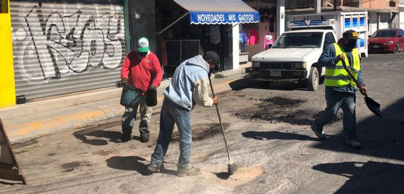Se mantienen acciones para combatir baches en Soledad