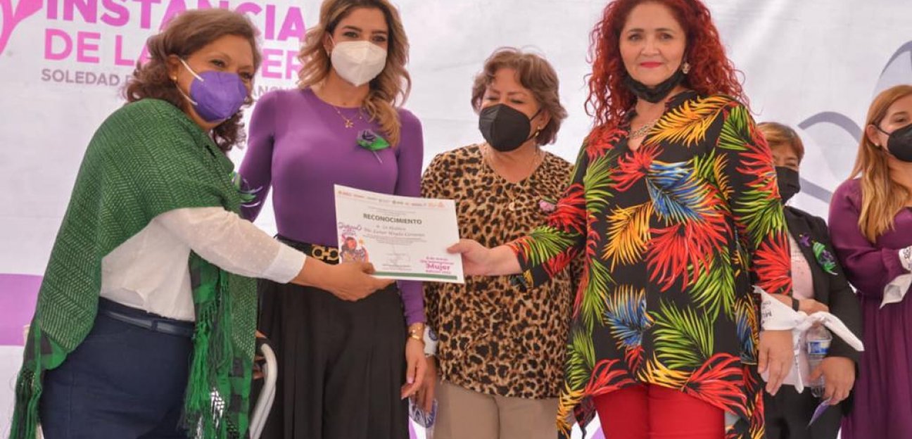 La alcaldesa de Soledad de Graciano Sánchez ha destacado en la toma de decisiones en favor de las mujeres: IMES