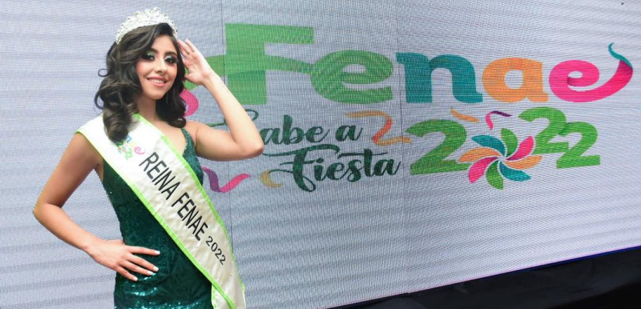 María Lucía Ortega, reina de la Feria Nacional de la Enchilada 2022