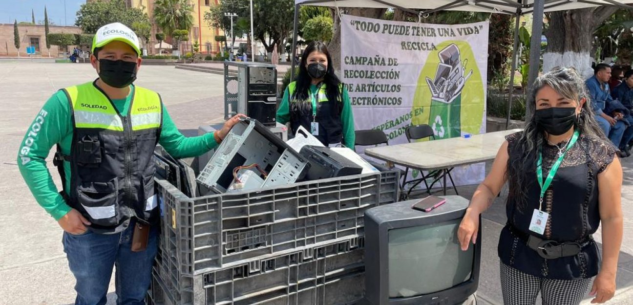 Cierra con buenos resultados el programa de recolección de basura electrónica en Soledad 