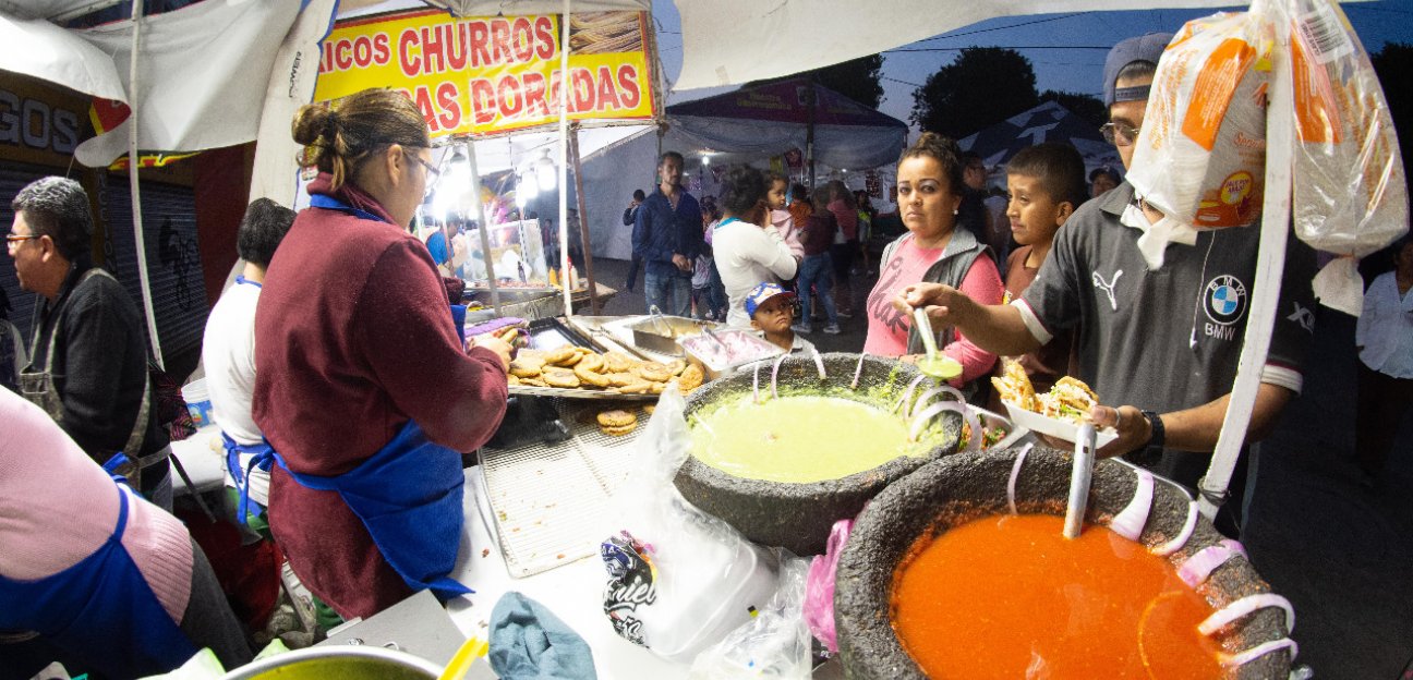 Comercio de Soledad ha comenzado a delimitar espacios para comerciantes que participarán en la Feria Nacional de la Enchilada 2022