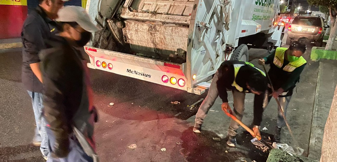 Recolectan más de diez toneladas de basura a través del operativo -Esta en Nuestras Manos y en las Tuyas- en Soledad de Graciano Sánchez