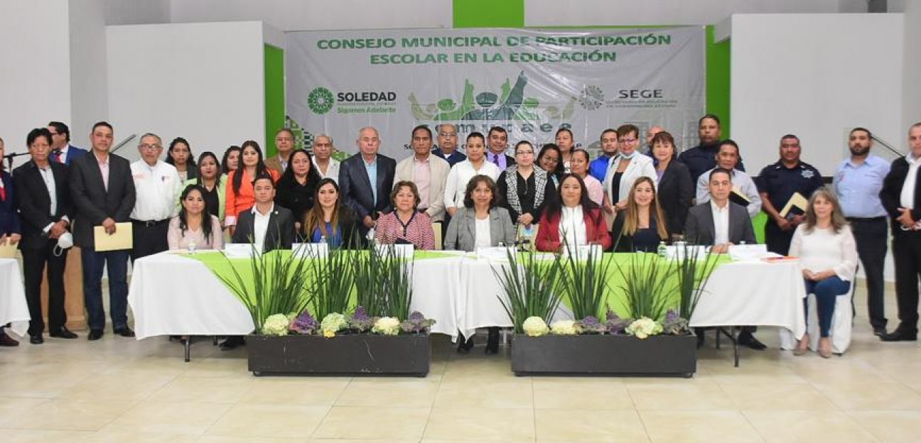 Integran Consejo Municipal de Participación Escolar en el Municipio de Soledad de Graciano Sánchez 