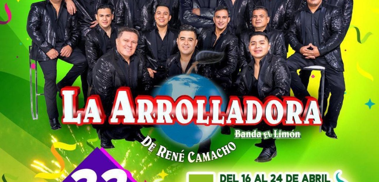 La Arrolladora Banda Limón pondrá a bailar a los asistentes de la FENAE 2022
