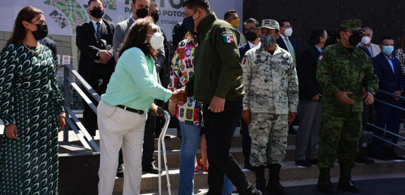 Alcaldesa de Soledad participa en el arranque de Semana Santa Segura 2022