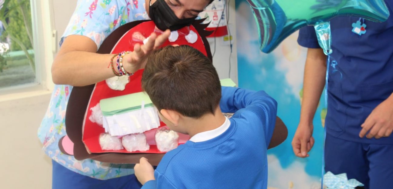 UBR 2 de Soledad realizó campaña de atención bucal a menores con discapacidad