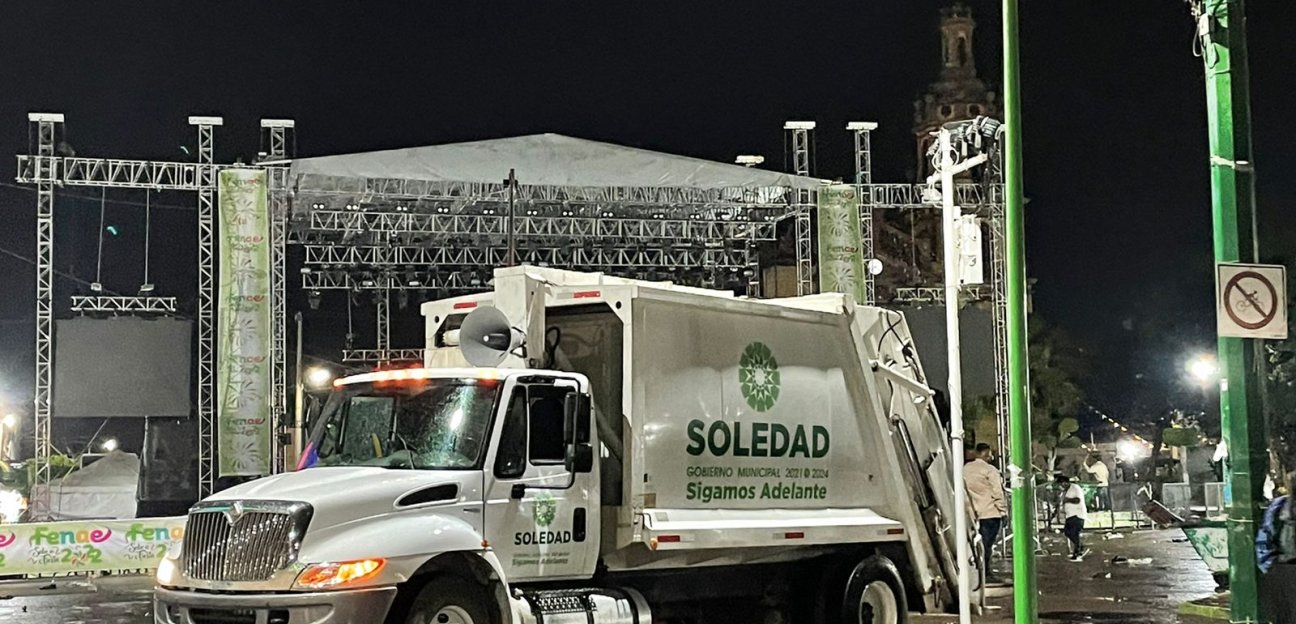 Cerca de 32 toneladas de basura se han recolectado en los primeros tres días de feria