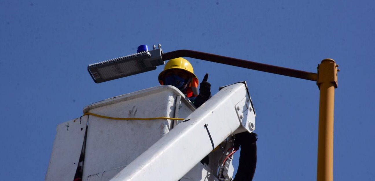 El ayuntamiento de Soledad ha rehabilitado casi tres mil luminarias en los primeros cuatro meses del año