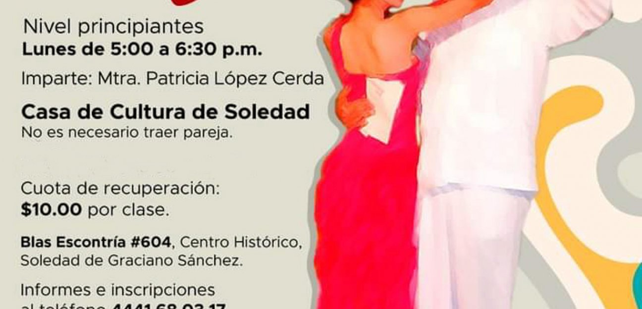 Invitan a soledenses al Taller de Danzón