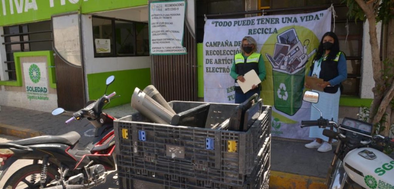 Regresa a Soledad el programa Recolección de Basura Electrónica. 
