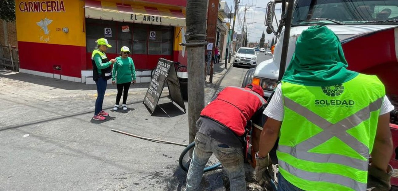 Ayuntamiento de Soledad trabaja en la mejora de la imagen urbana del municipio 