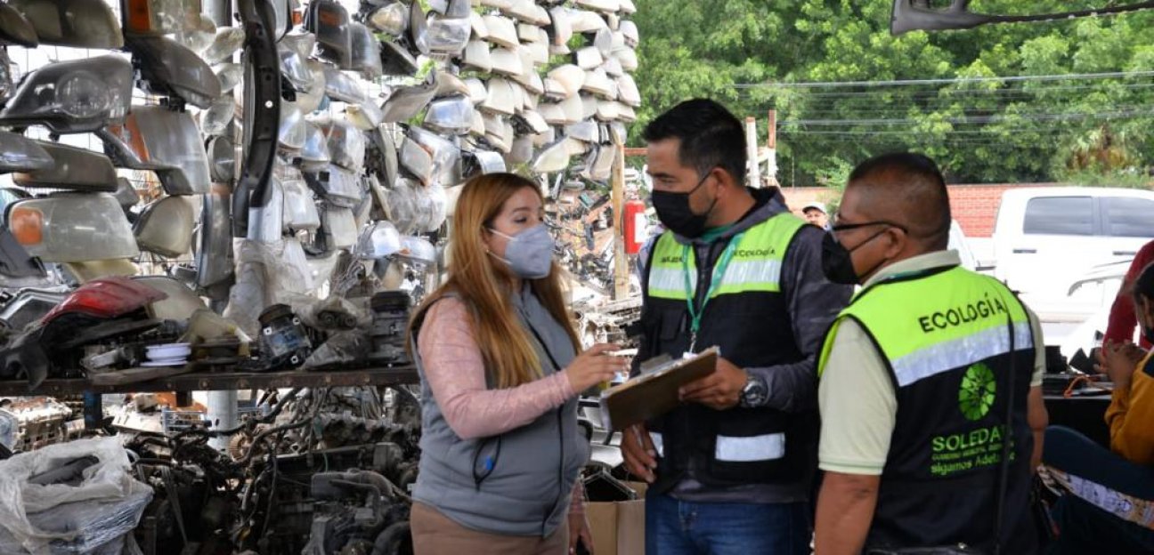 Ayuntamiento de Soledad intensifica revisiones en chatarreras