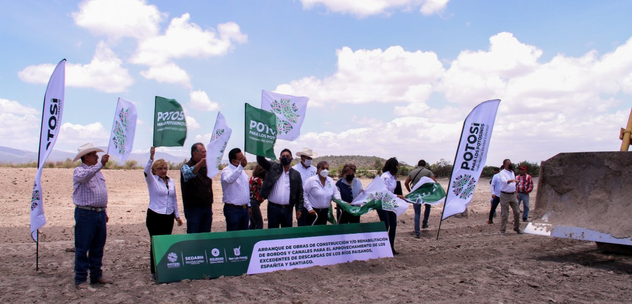 Alcaldesa de Soledad y Gobierno del Estado pusieron en marcha los trabajos del proyecto Regional de Saneamiento y Aprovechamiento