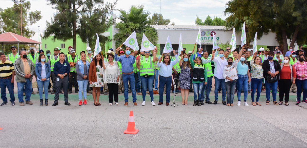 Alcaldesa de Soledad y áreas operativas realizan proyecto integral de mejora urbana en Fraccionamiento San Lorenzo