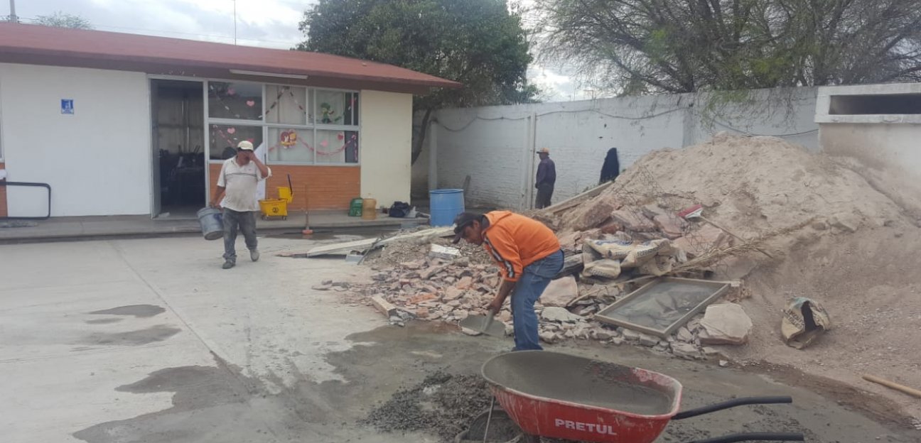 La dirección de Educación de Soledad trabaja en la rehabilitación de las escuelas