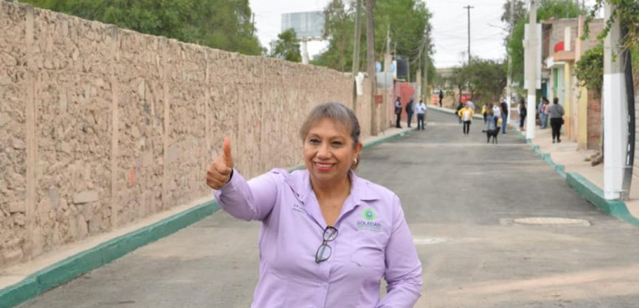 Inauguran obra de pavimentación en Prolongación Porfirio Díaz