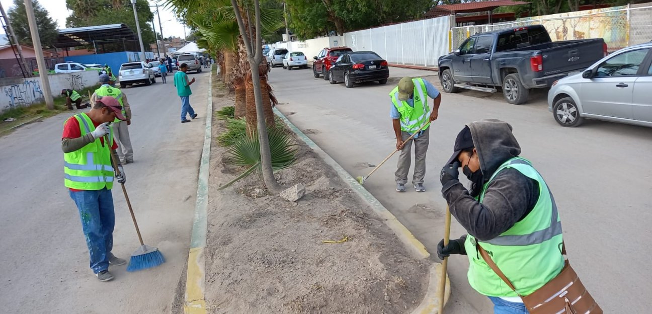 Servicios Municipales de Soledad a través de sus coordinaciones, mejoran la imagen de Rancho Nuevo