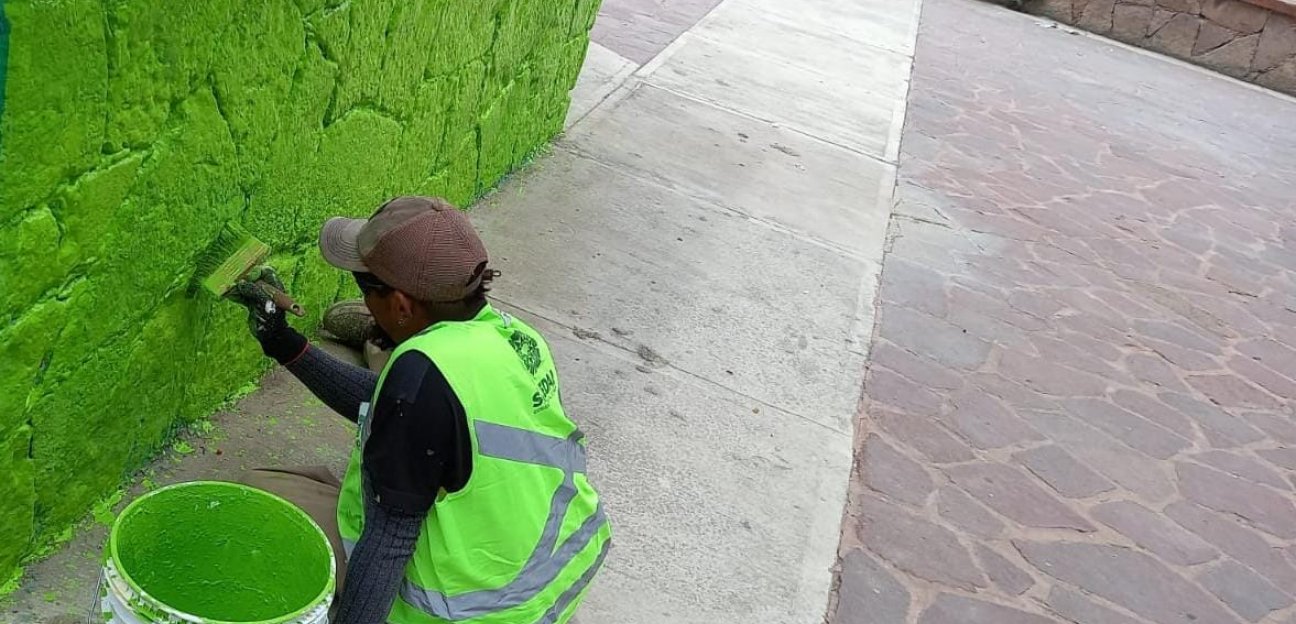 Diferentes áreas del ayuntamiento soledense realizaron labores de mejora integral en la colonia 21 de Marzo