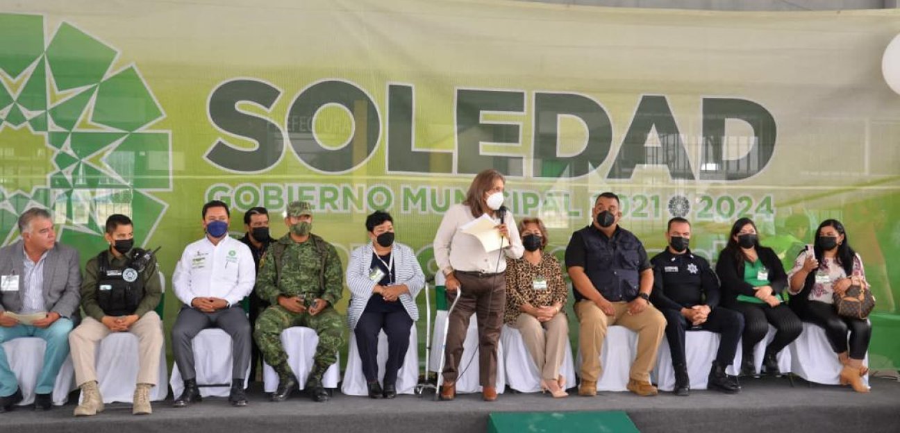 Alcaldesa soledense pone en marcha el programa Escuela Segura, Sigamos Adelante en la escuela Homero Acosta