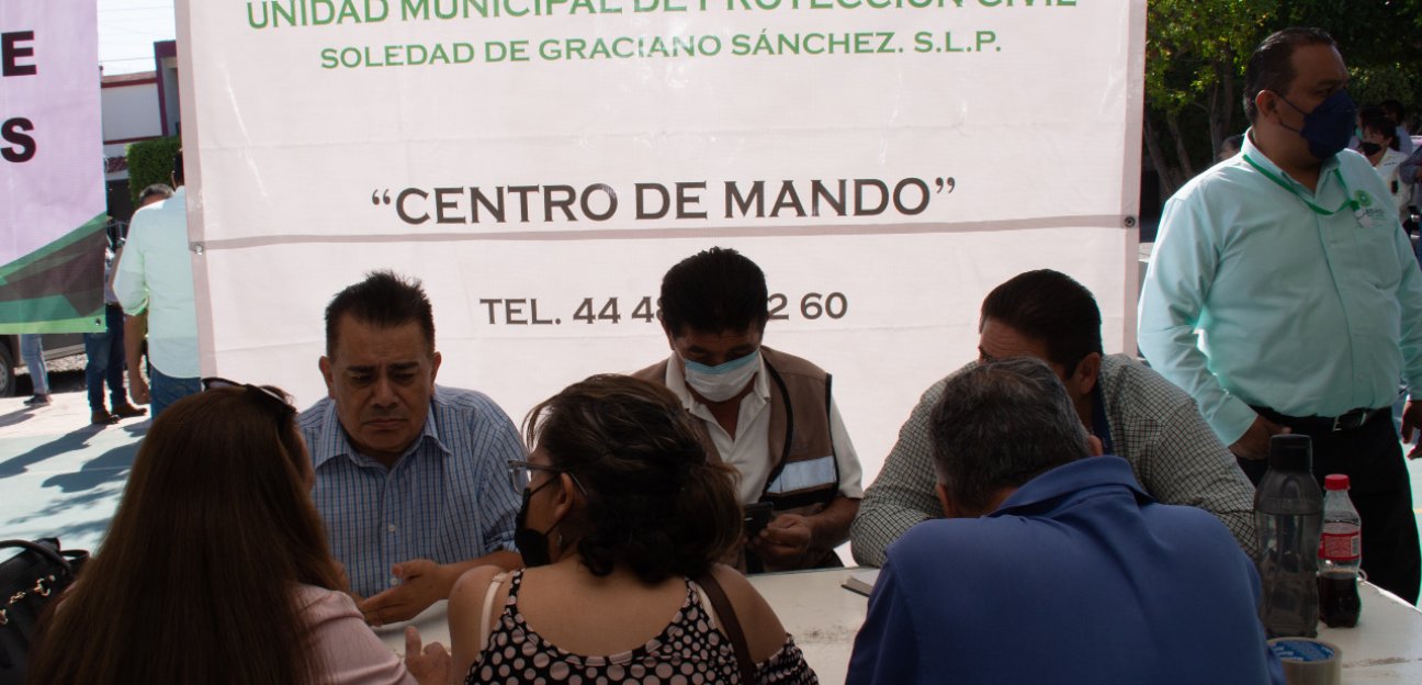 Protección Civil de Soledad se encuentra atento a los reportes que se reciben durante el programa Verde Ciudadano