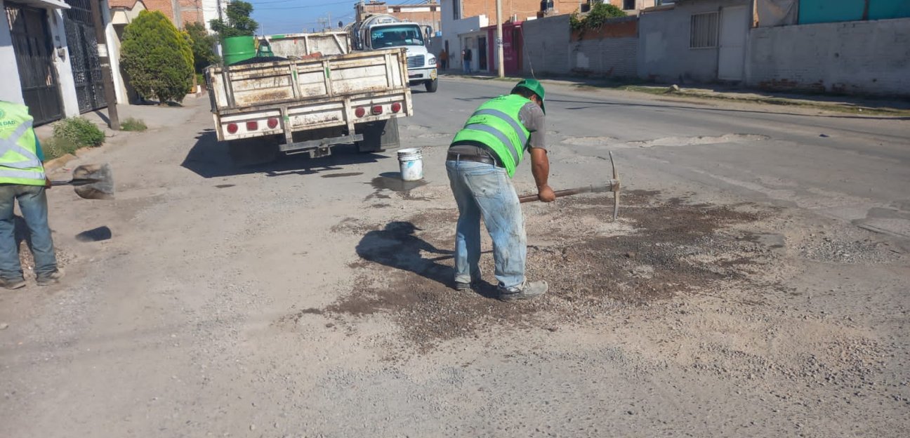Programa de bacheo en Soledad ha permitido atender a un importante número de calles y colonias del municipio