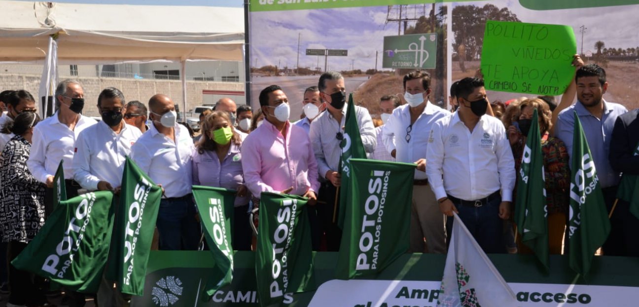 Alcaldesa de Soledad da arranque oficial a las obras de ampliación del camino al aeropuerto