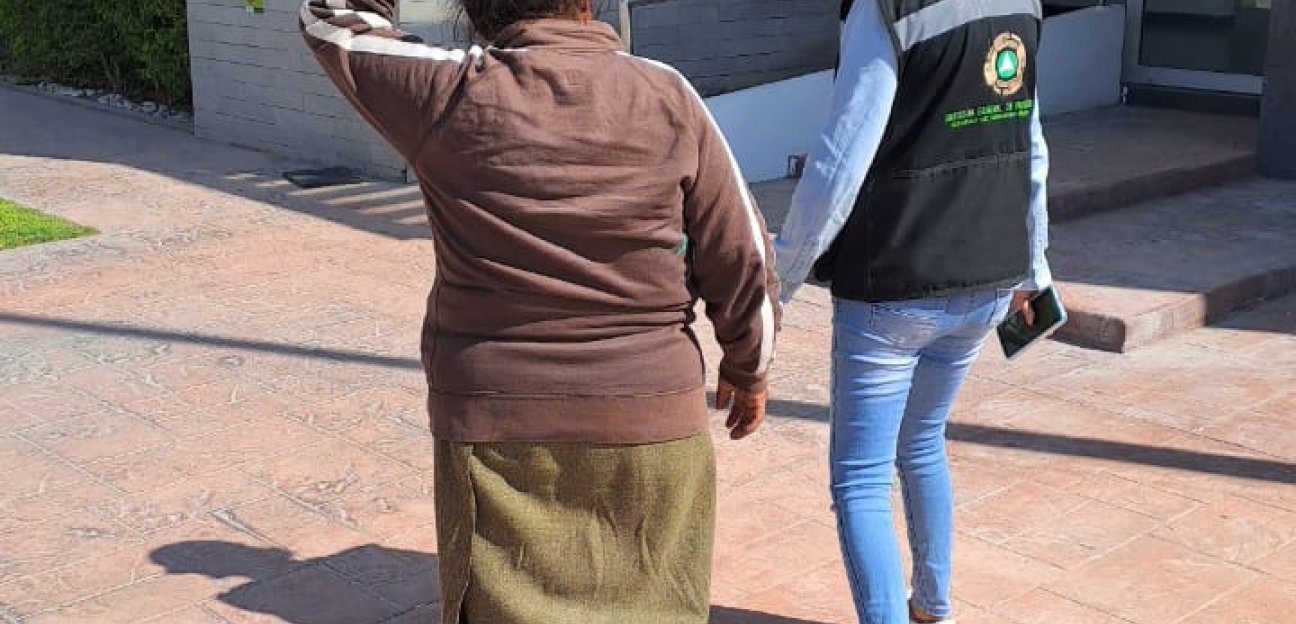 Protección Civil de Soledad rescató a un mujer en situación de calle 