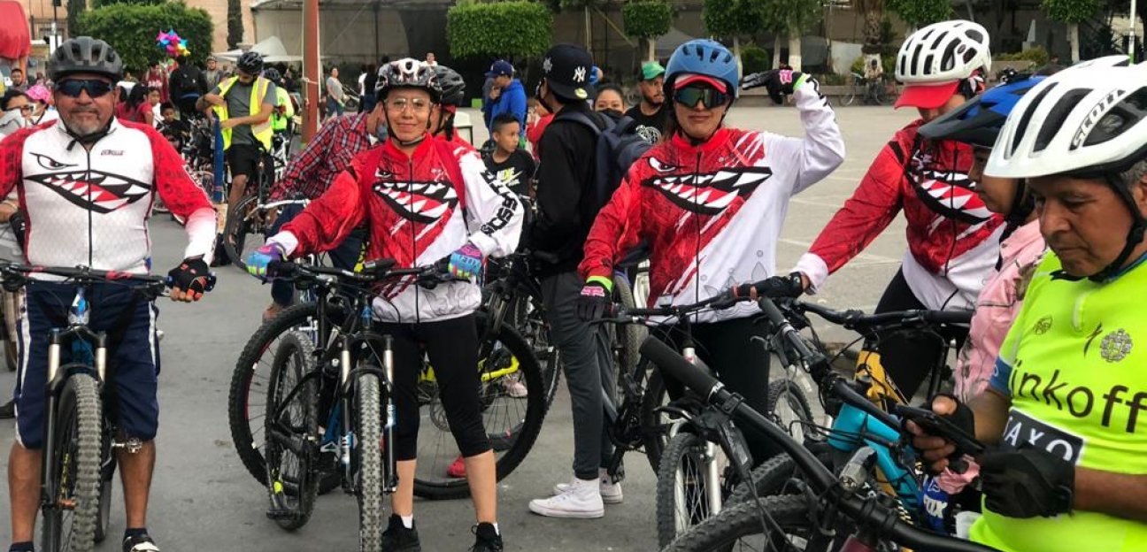 Realizan cuarta edición de la Rodada Nocturna en Soledad de Graciano Sánchez