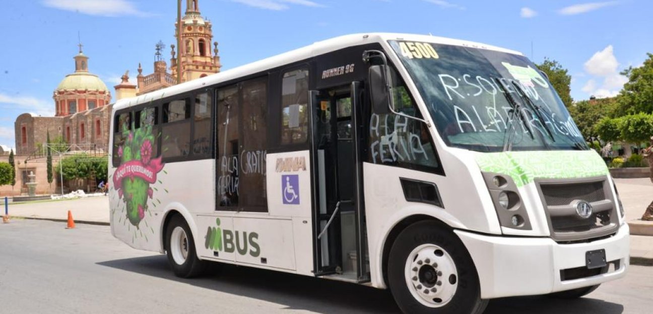 Invitan a soledenses a aprovechar el transporte gratuito rumbo a la Feria Nacional Potosina 