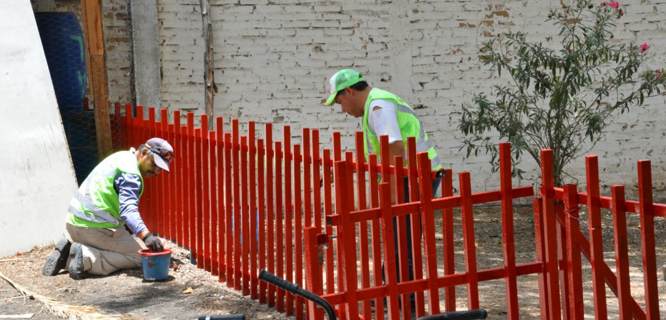 El programa Embelleciendo tu Escuela no se detiene en Soledad de Graciano Sánchez