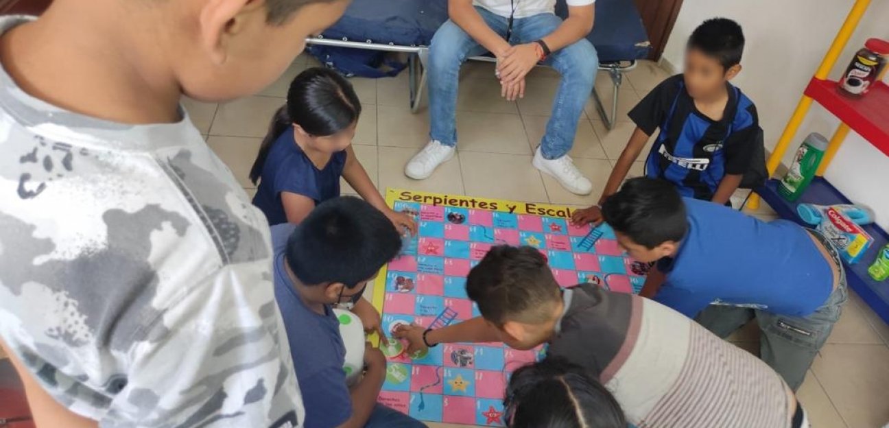 DIF ofreció actividades lúdicas en el albergue Apoyo de Corazón durare las vacaciones de verano