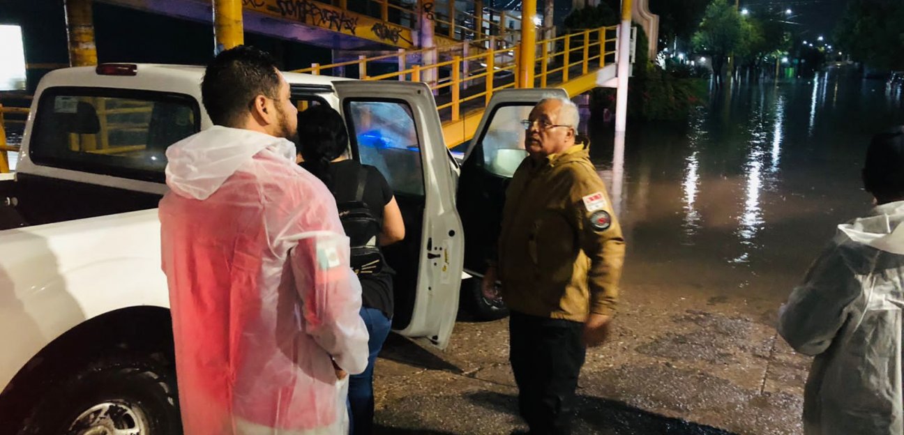 Protección Civil de Soledad atiende eventualidades registradas en el municipio a causa de las lluvias