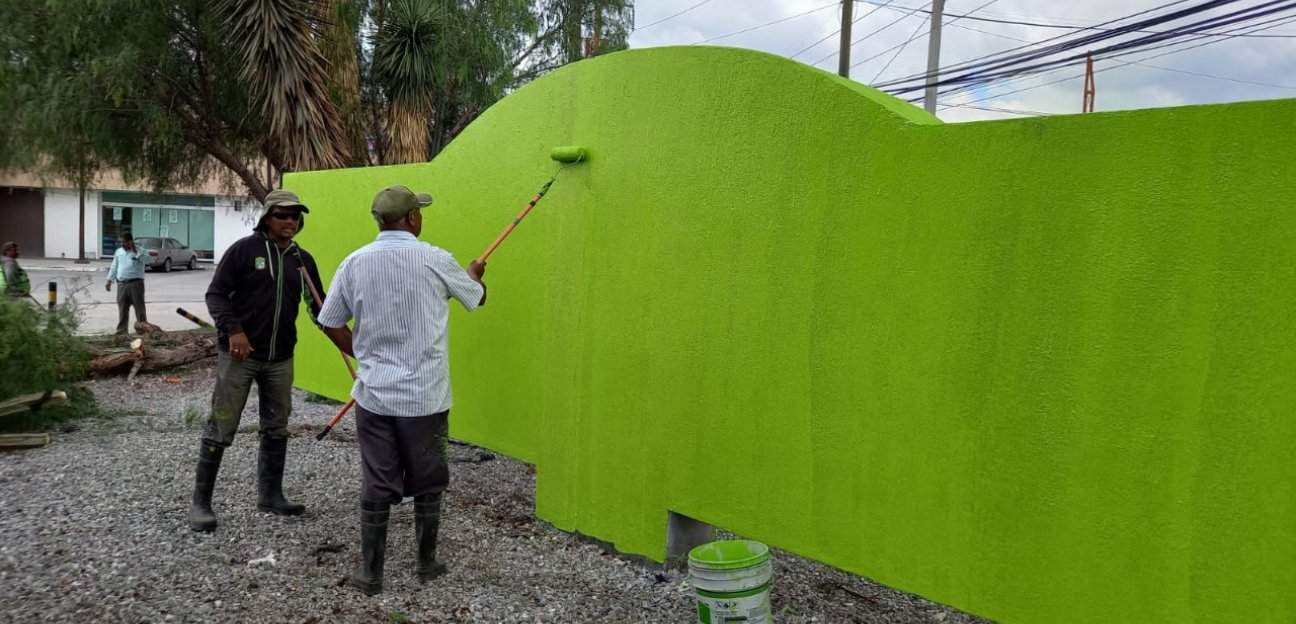 Continúa la rehabilitación de espacios públicos en colonias de Soledad de Graciano Sánchez