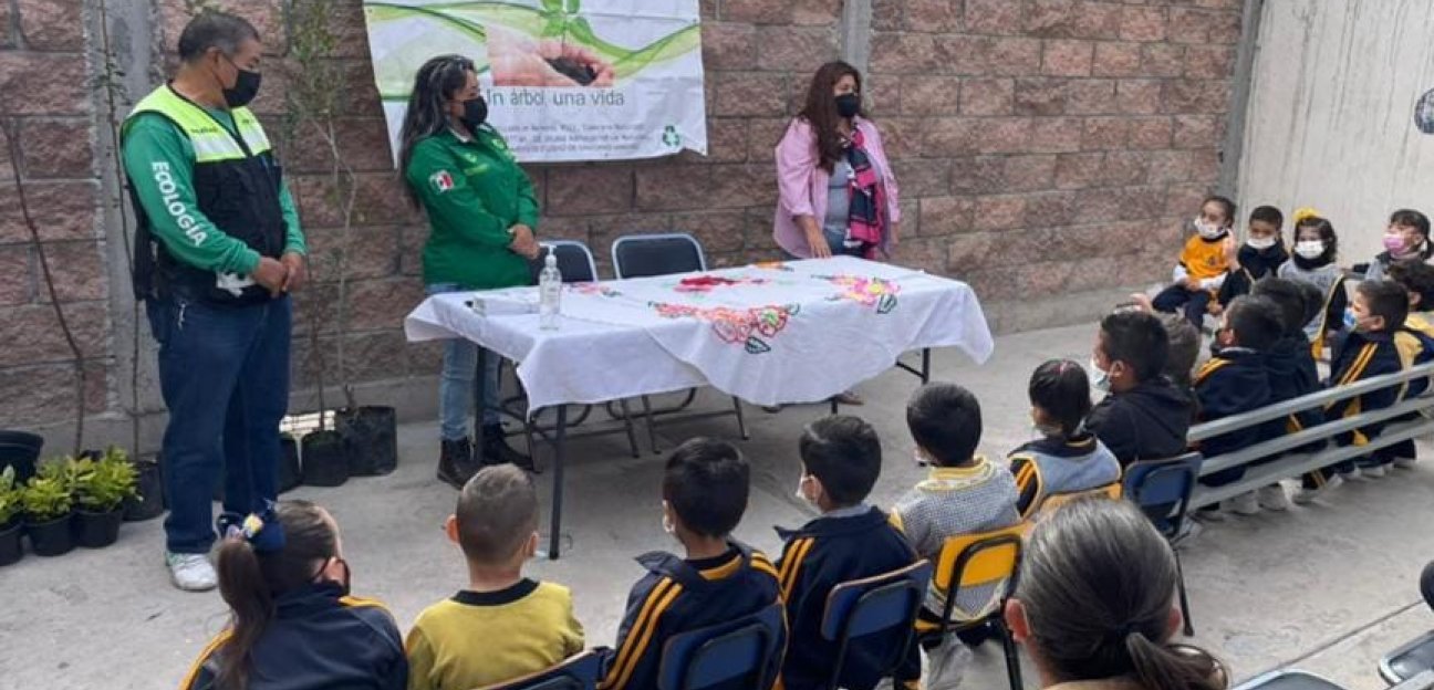 La dirección de Ecología de Soledad ofreció pláticas de educación ambiental en el jardín de niños Tlamatini 