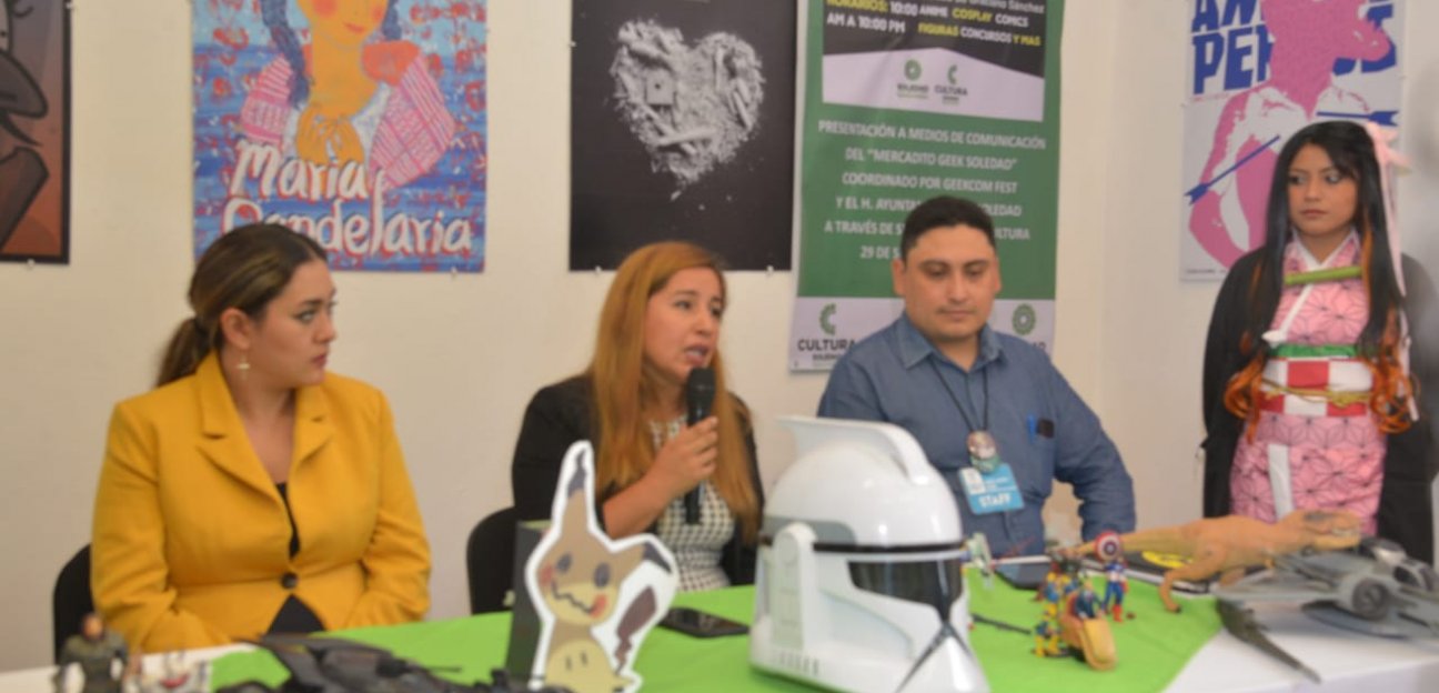 Presentan Mercadito Geek en Soledad de Graciano Sánchez