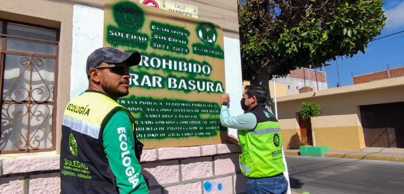 Inicia campaña de concientización de cuidado al medio ambiente en Soledad
